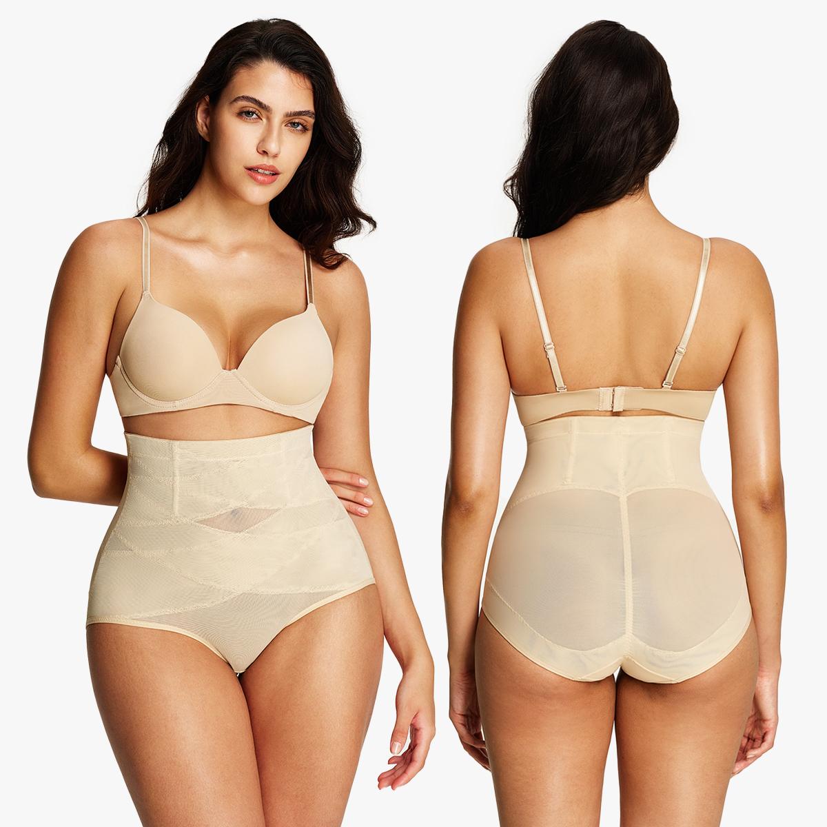 Nebility Women's Mesh Breathable Shapewear Shorts - Tummy Control Postpartum Cincher | Soft Compression, Minimalist Sexy Underwear for All-Day Comfort Womenswear Basic SpringStatements