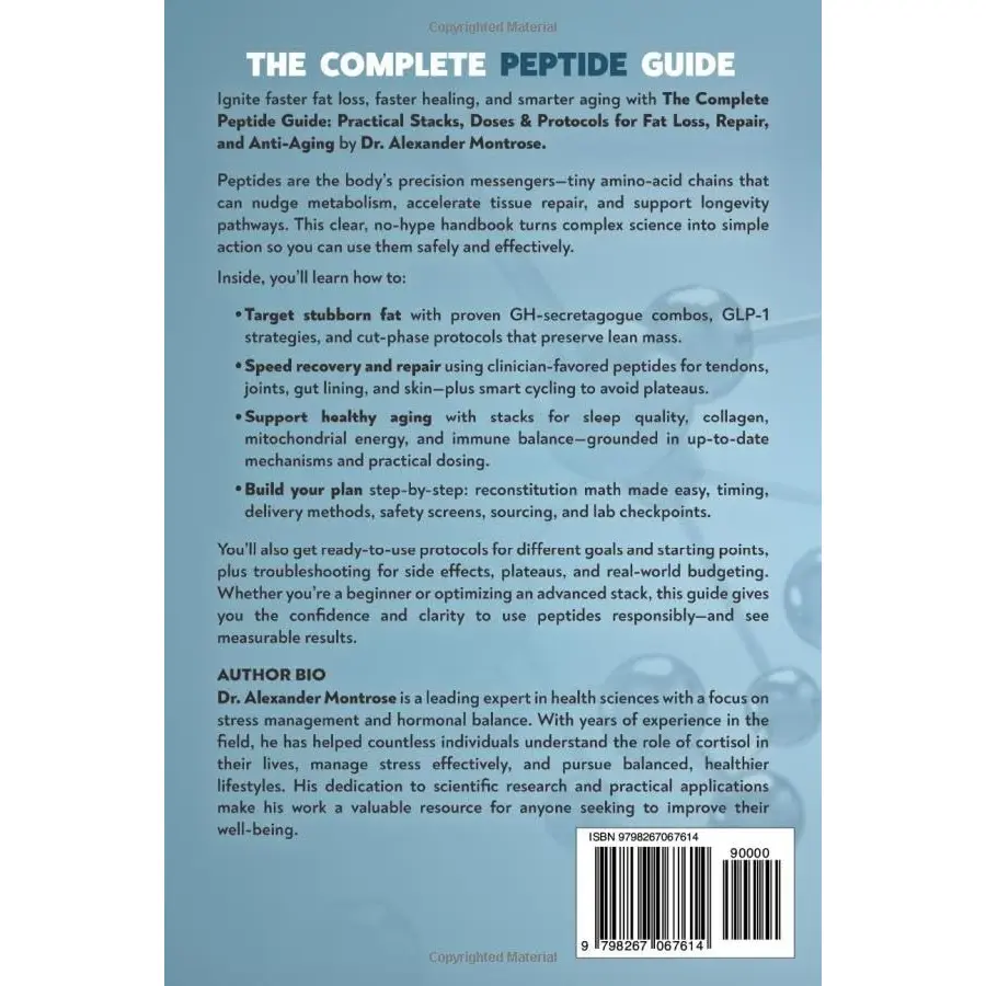 The Complete Peptide Guide: Practical Stacks, Doses & Protocols for Fat ...