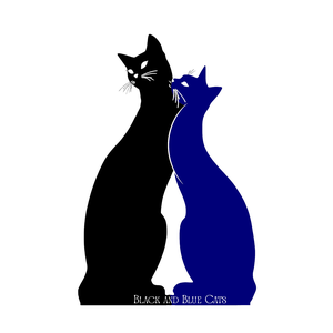 Black and Blue Cats