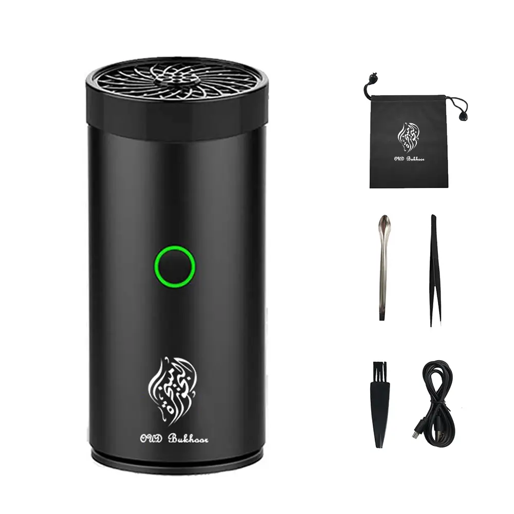 BK-08 Portable Electric Incense Burner, USB Rechargeable Bakhoor Burner for Home Relaxation Use