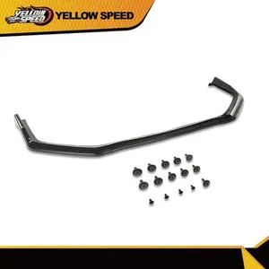 Carbon Fiber Front Bumper Lip Spoiler Kit Fit For 2015-2020 Subaru WRX STI Sedan