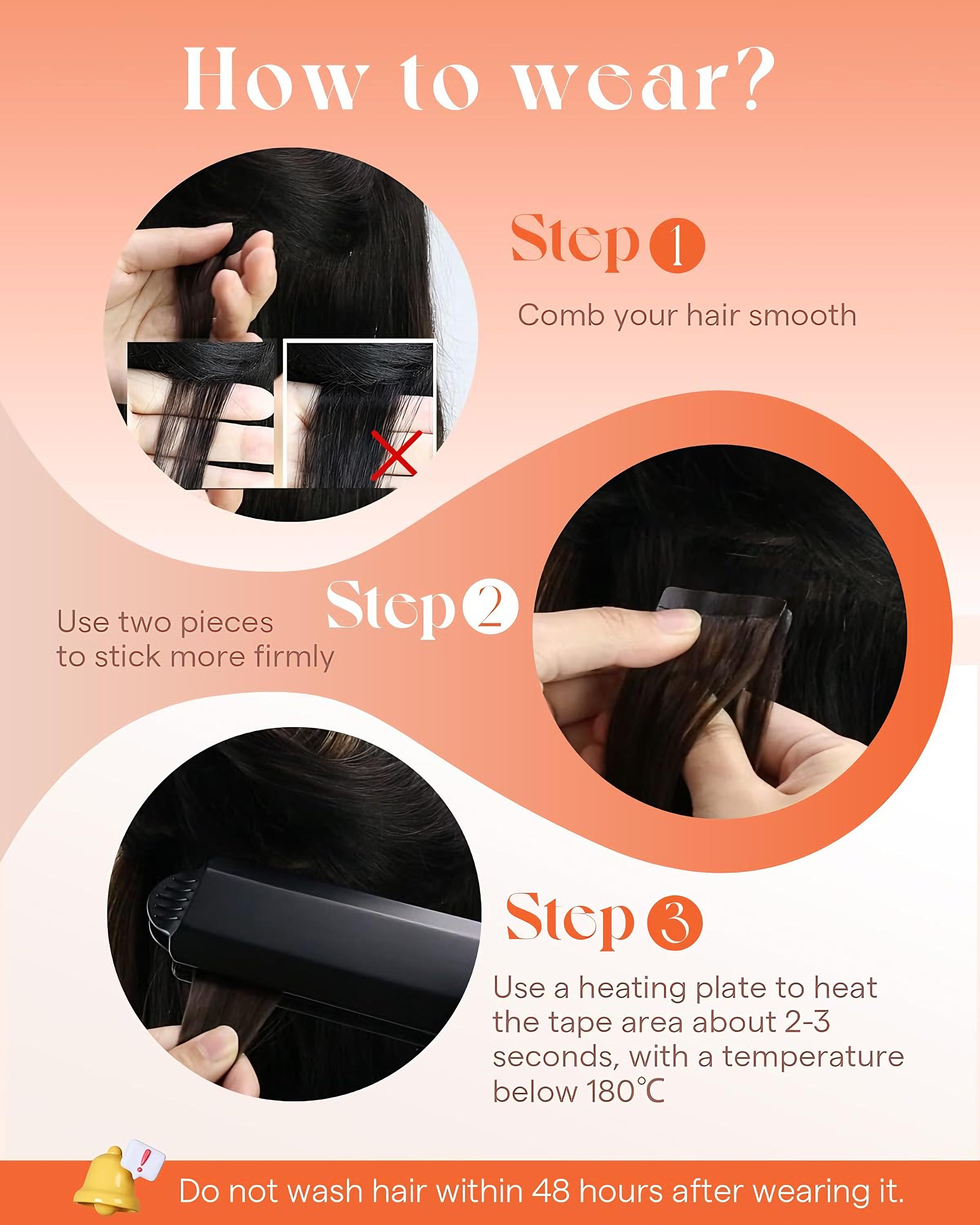 【12inch-28inch】Sunny Tape in Hair Extensions | 50G/20PCS Real Human Hair Natural Straight Invisible Silky  For Women Effortless Beauty in Daily Life #TiktokShopSpringGlowUp