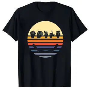 American Sign Language T-Shirt Featuring a Bright ASL Smile Graphic