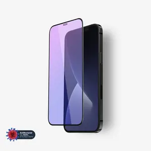 NanoArmour Anti-Blue light Screen Protector for iPhone 12 mini Edge-to-Edge