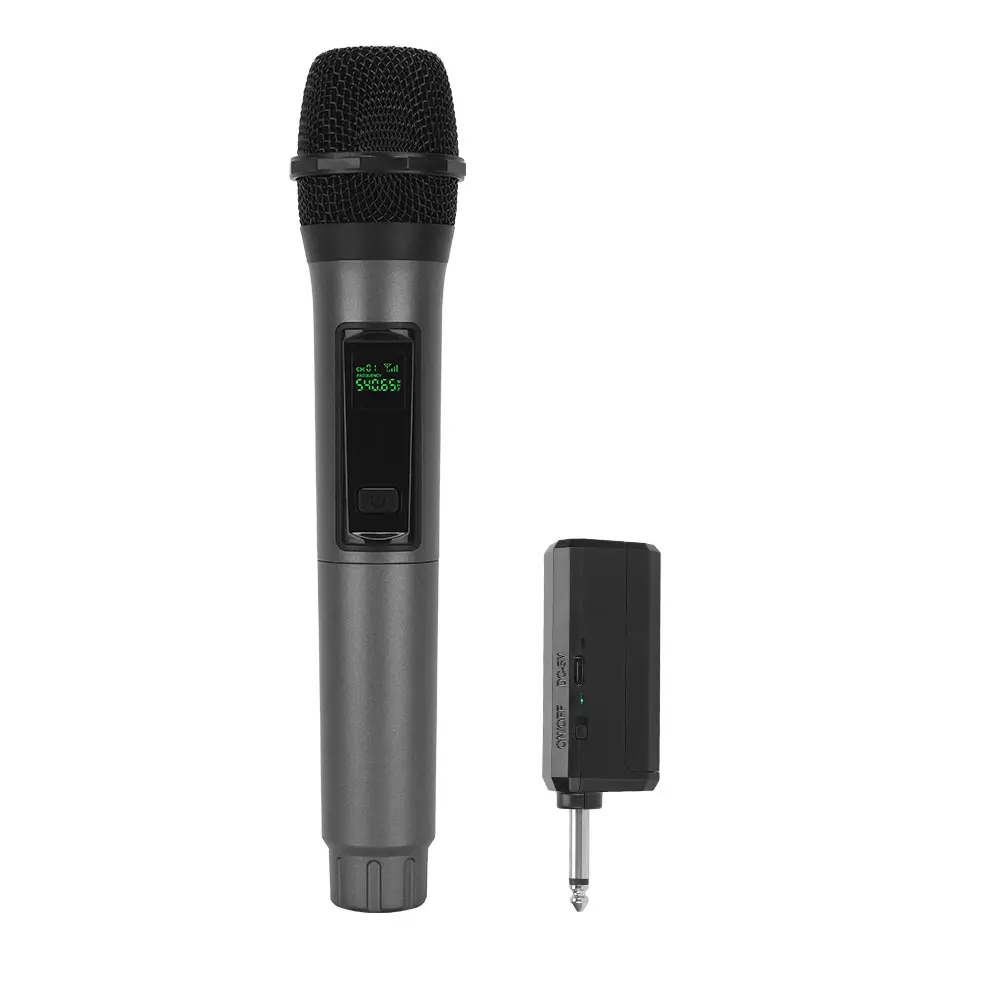 LMBGM W6 Wireless Handheld Microphone, USB PD Fast Charging, Rechargeable Battery, Plug and Play, Clear Sound, Portable Mic for Karaoke, Singing, Speeches, Weddings, Church Services and Parties