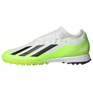 Adidas X Crazyfast.3 TF Football Shoes with Round Logo for Men and Women, PU Leather for Hard and Artificial Grass Trending Shoes, House White Official Shoes to Get / Maison Mihara