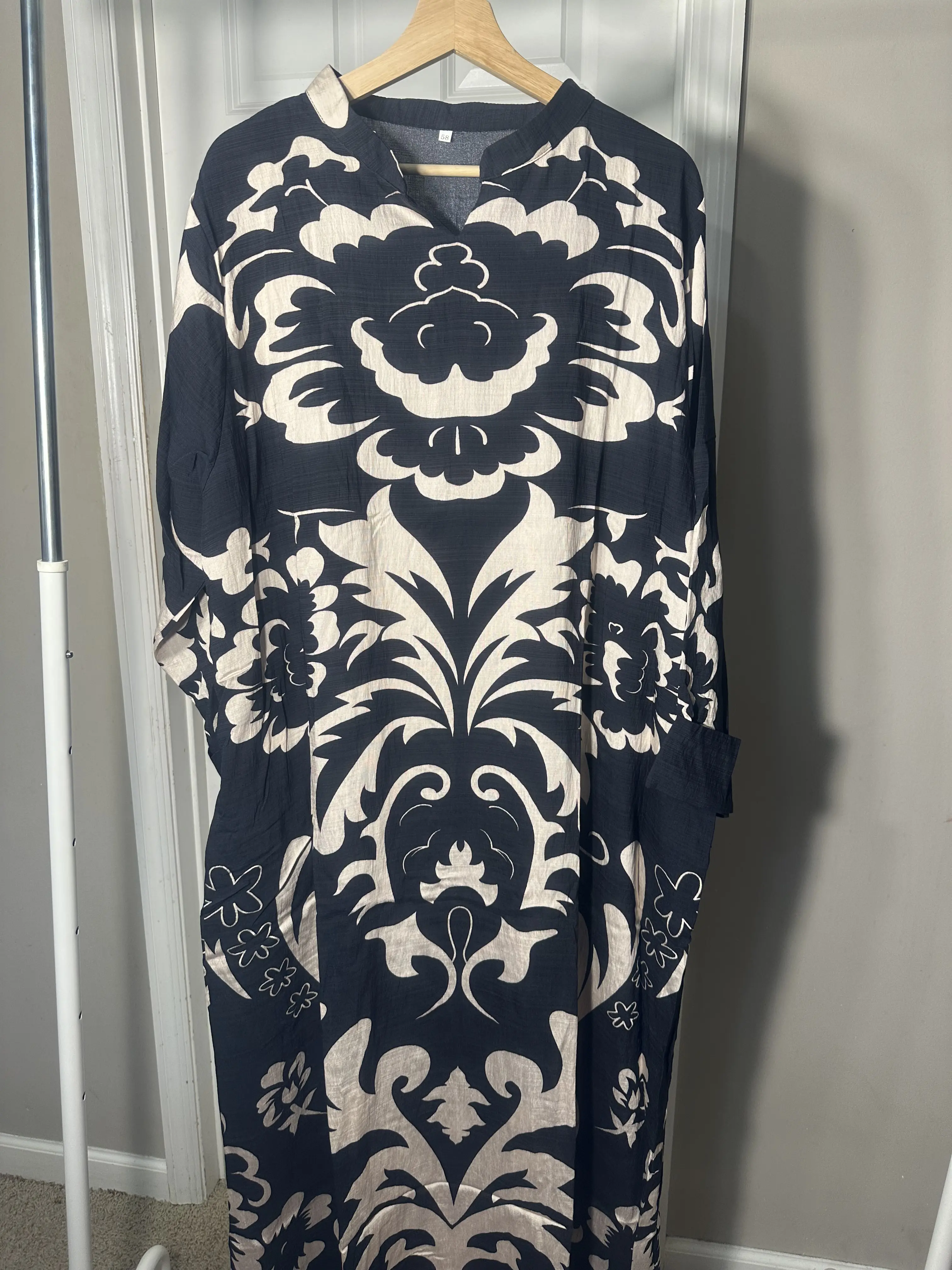 beautiful modest linen dress