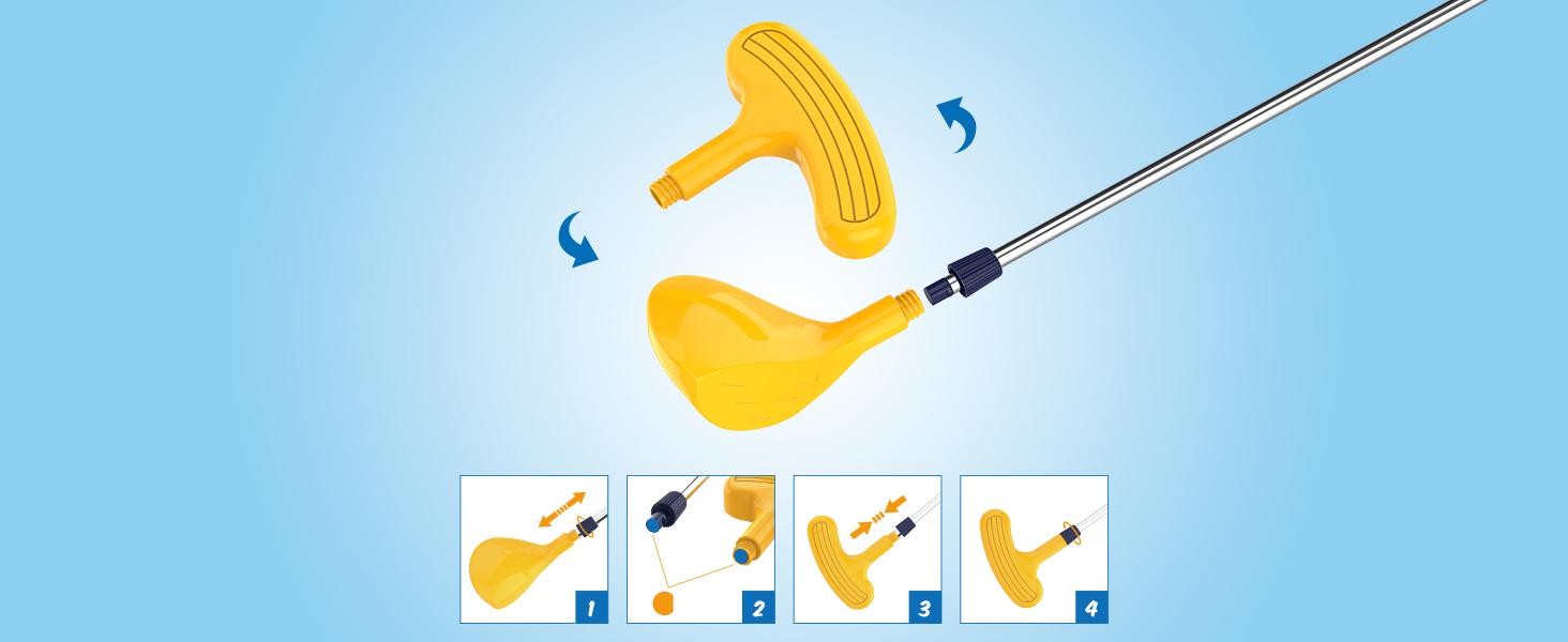 EagleStone Golf Set with Foot Pedal Launcher, Golf Toy, Includes Adjustable Golf Club, 15 Balls & Golf Cart, Indoor&Outdoor Sports Gift, Valentine's Day gift EagleStone Golf Set with Foot Pedal Launcher, Golf Toy, Includes Adjustable Golf Club, 15 Balls & Golf Cart, Indoor&Outdoor Sports Gift, Valentine's Day gift