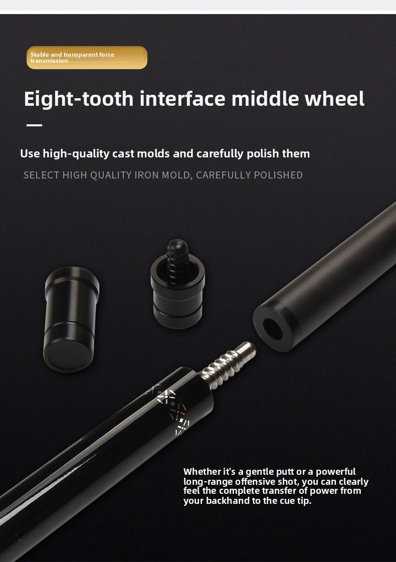 YFEN Professional Carbon Fiber Pool Cue Stick Set 11.8mm Low Deflection Durable with Extension Tip,Adjustable Breathable Billiard Glove,Premium Pool Cue Chalk, Cloth Case for Enhanced Precision