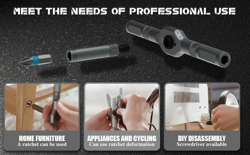 SEESE 24 in 1 Magnetic Screwdriver Set,Rotating Screwdriver Set, Screwdriver Set, Multi-Function Repair Tool with Detachable Handle