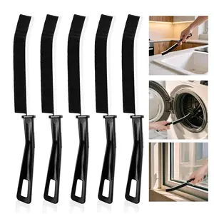 5 Pcs Crevice Cleaning Brush Set Multifunctional Hard Bristle Gap Cleaner Tool for Bathrooms Kitchens Windows and Faucets Sturdy Durable and Ergonomic Design - Utensils
