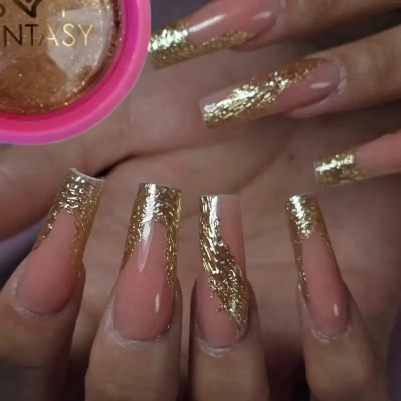 Gold Chrome Nail Powder