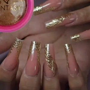 Gold Chrome Nail Powder Gold Chrome Nail Powder