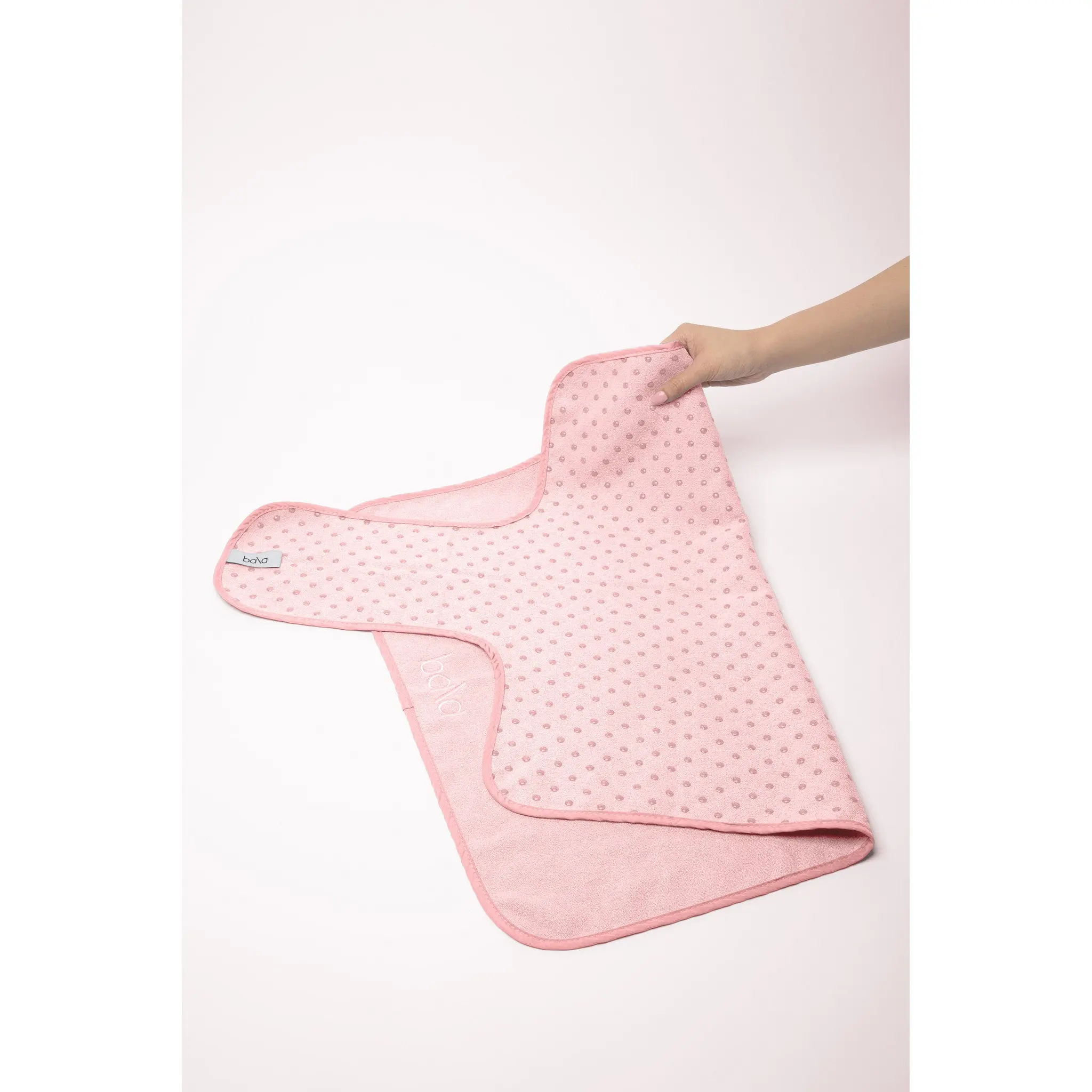 Bala Reformer Mat Towel with Silicone-Dotted Non-Slip Underside, Soft Absorbent Pilates Towel