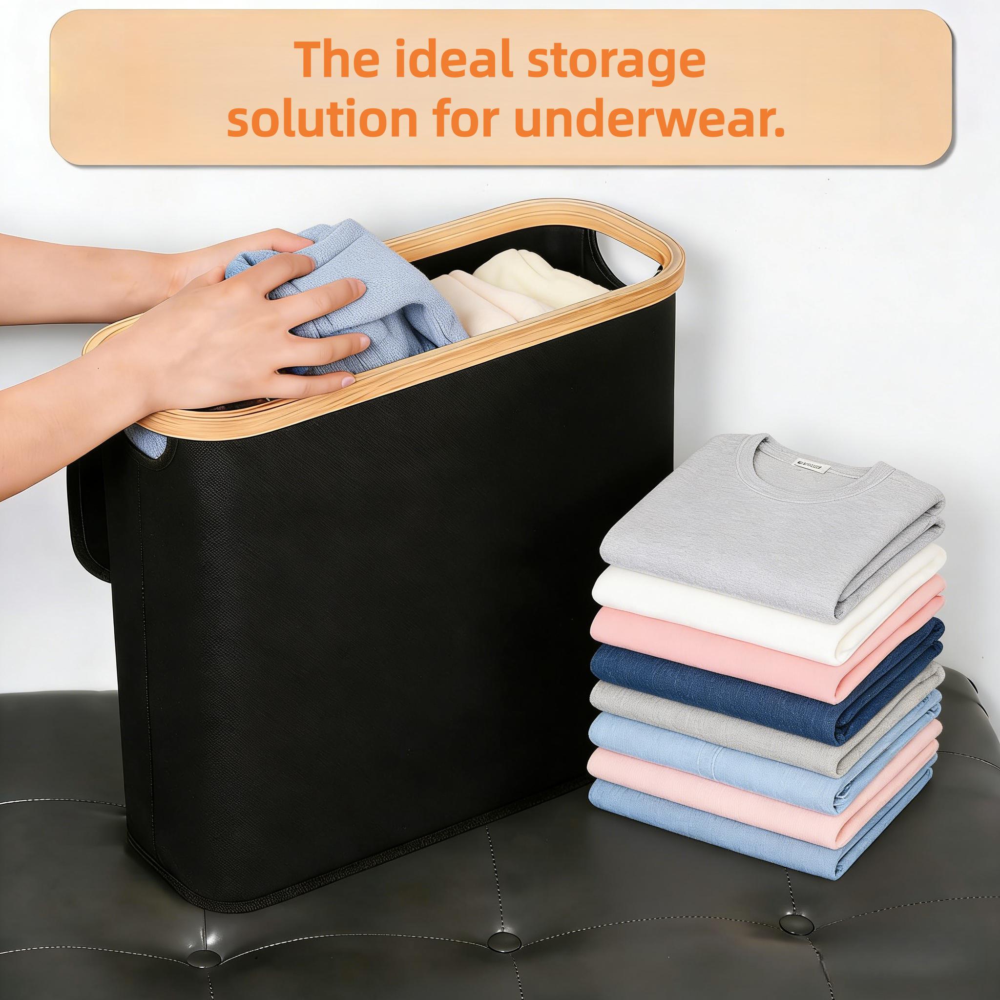 Multi-Purpose Underwear Organizer – Foldable, Dustproof, Great for Dorm, RV & Home