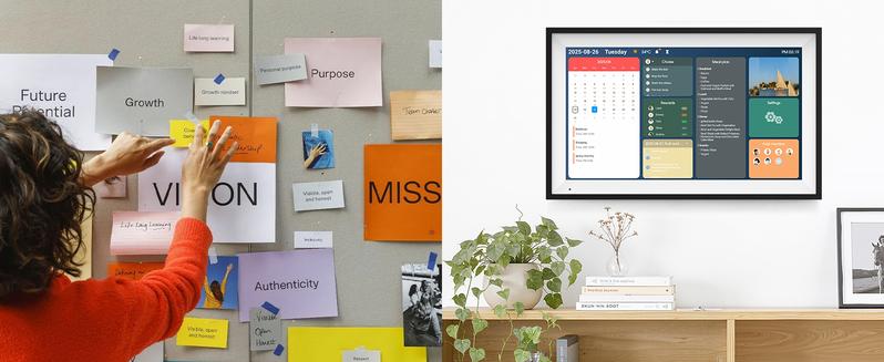 2026 Smart Family Calendar — 10.1"/15.6" HD Touchscreen, WiFi Sync, 64GB Storage, Auto Rotation, Family Schedules & Chores, Smart Reminders, Perfect Gift for Parents & Busy Households, AiMOR App Sync!