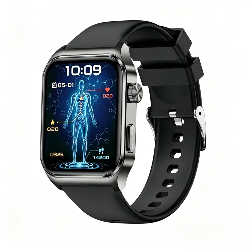 Smart Watch Wireless Calling, 1.85" HD Screen Fitness Tracker with ECG, Blood Glucose, Blood Oxygen, Heart Rate, Blood Pressure Monitor, IP68 Waterproof Smartwatch for Men Women backtoschool