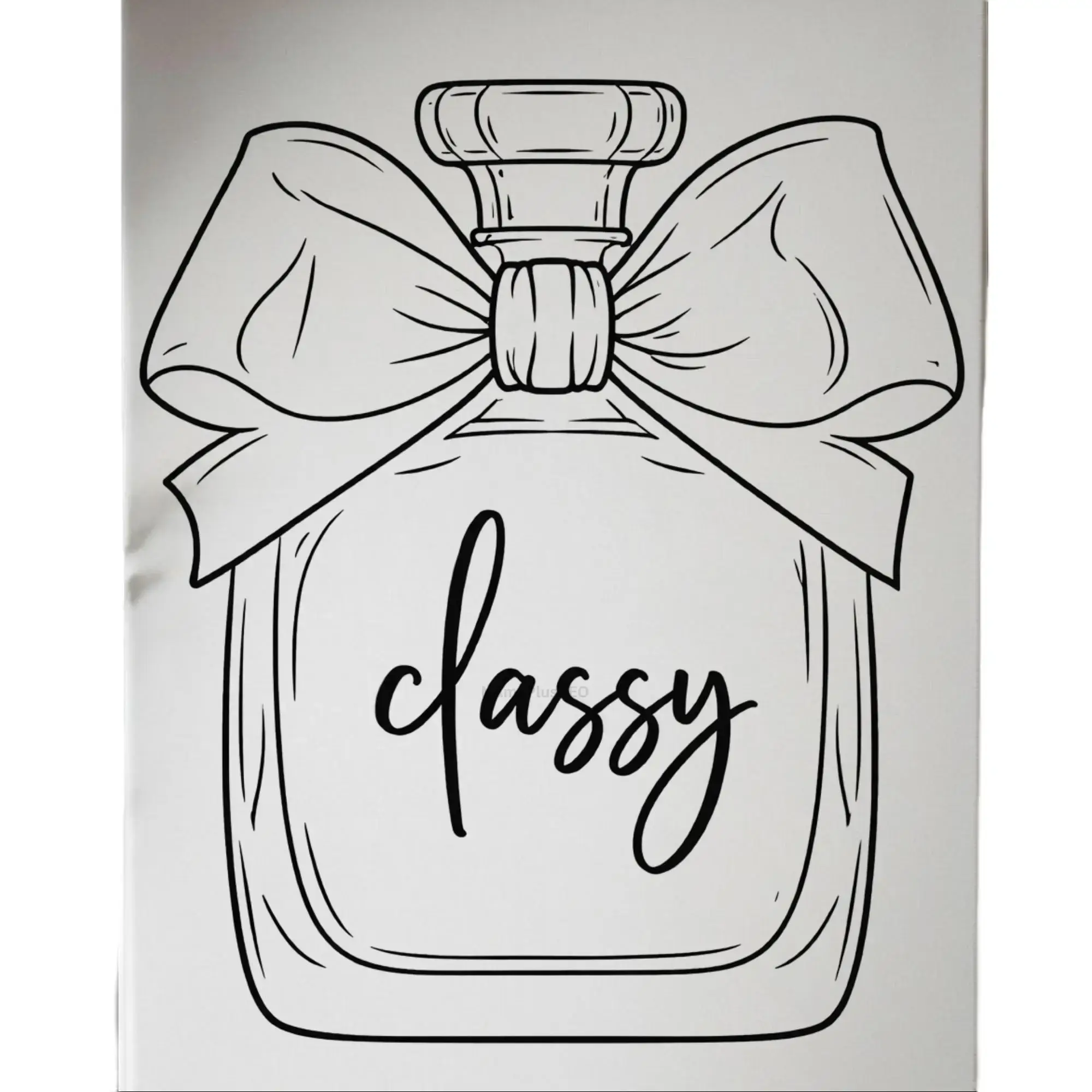 Press & Paint Outline - Paint Kit - Color your own - Classy - Coloring Activity - Sip and Paint Party