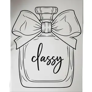 DTF Transfer Outline - Press & Paint Outline, Color your own DTF Print - Classy - Coloring Activity - Sip and Paint  Party