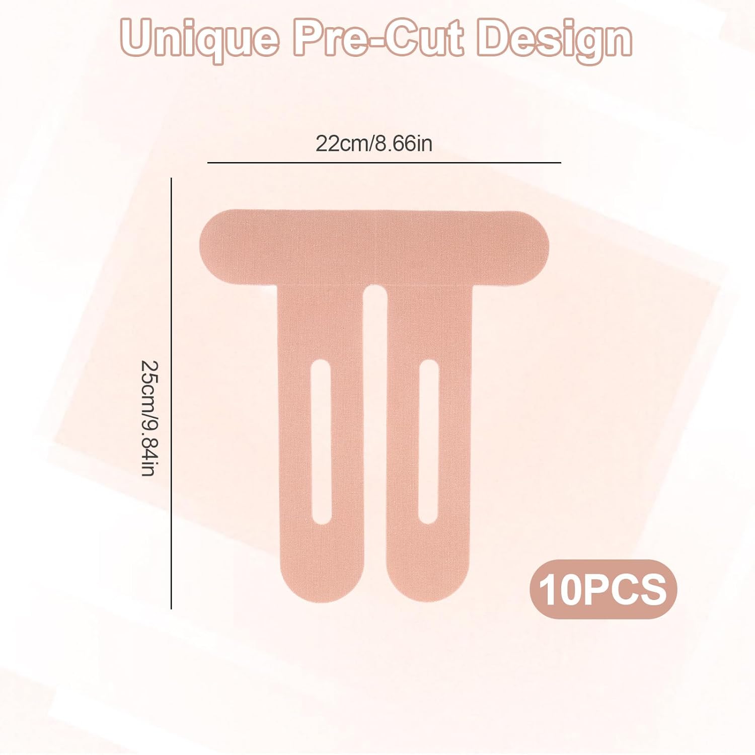 Pre-Cut Kinesiology Tape For Knees Athletic Tape For Knee Support, Stability, And Pain Relief Waterproof, High-Elasticity, Breathable, Hypoallergenic, And Latex-Free Available In Multiple Colors (Ideal For Training And Basketball)