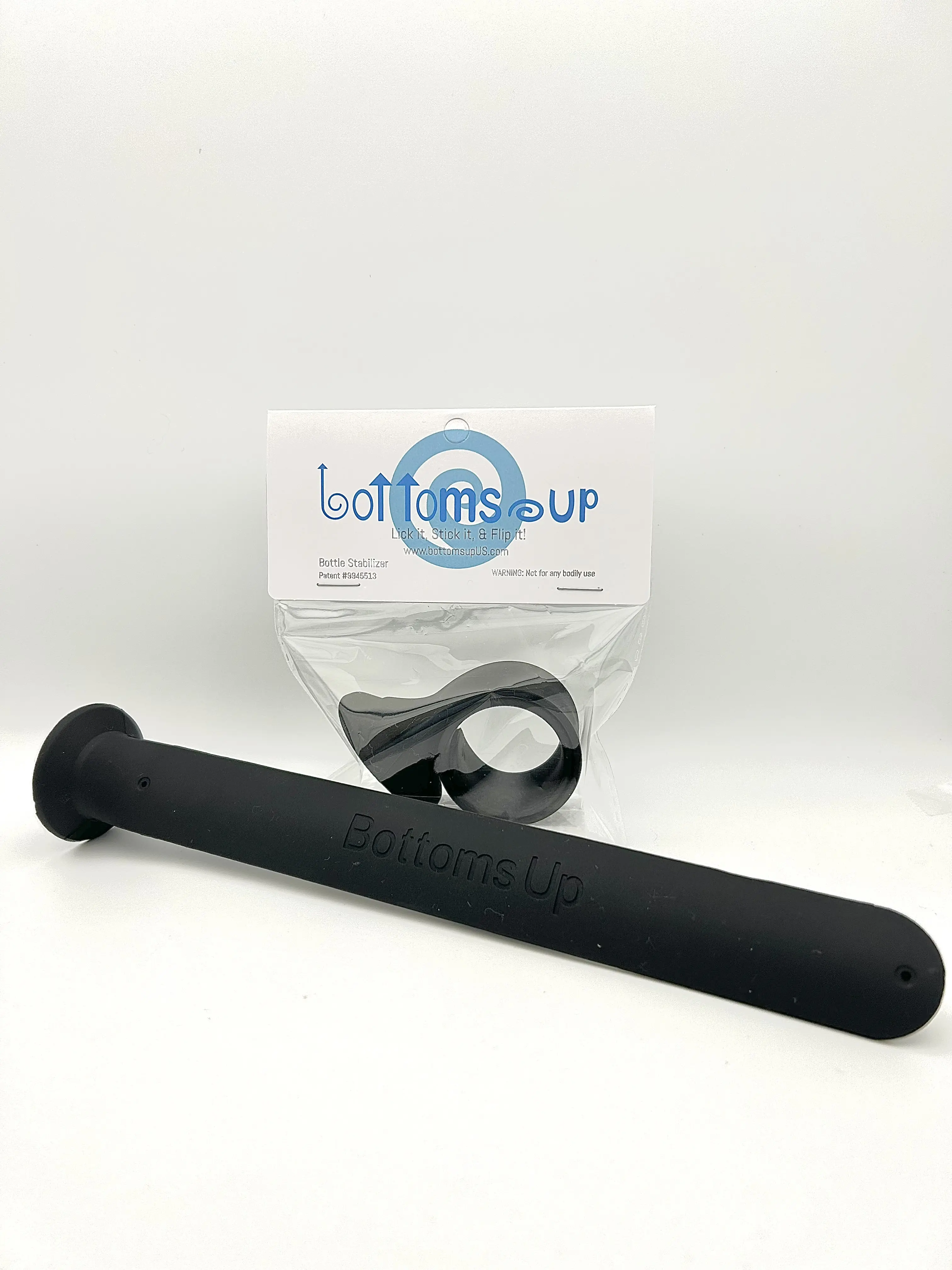Bottoms Up Bottle Emptying Stabilizer Band in Midnight