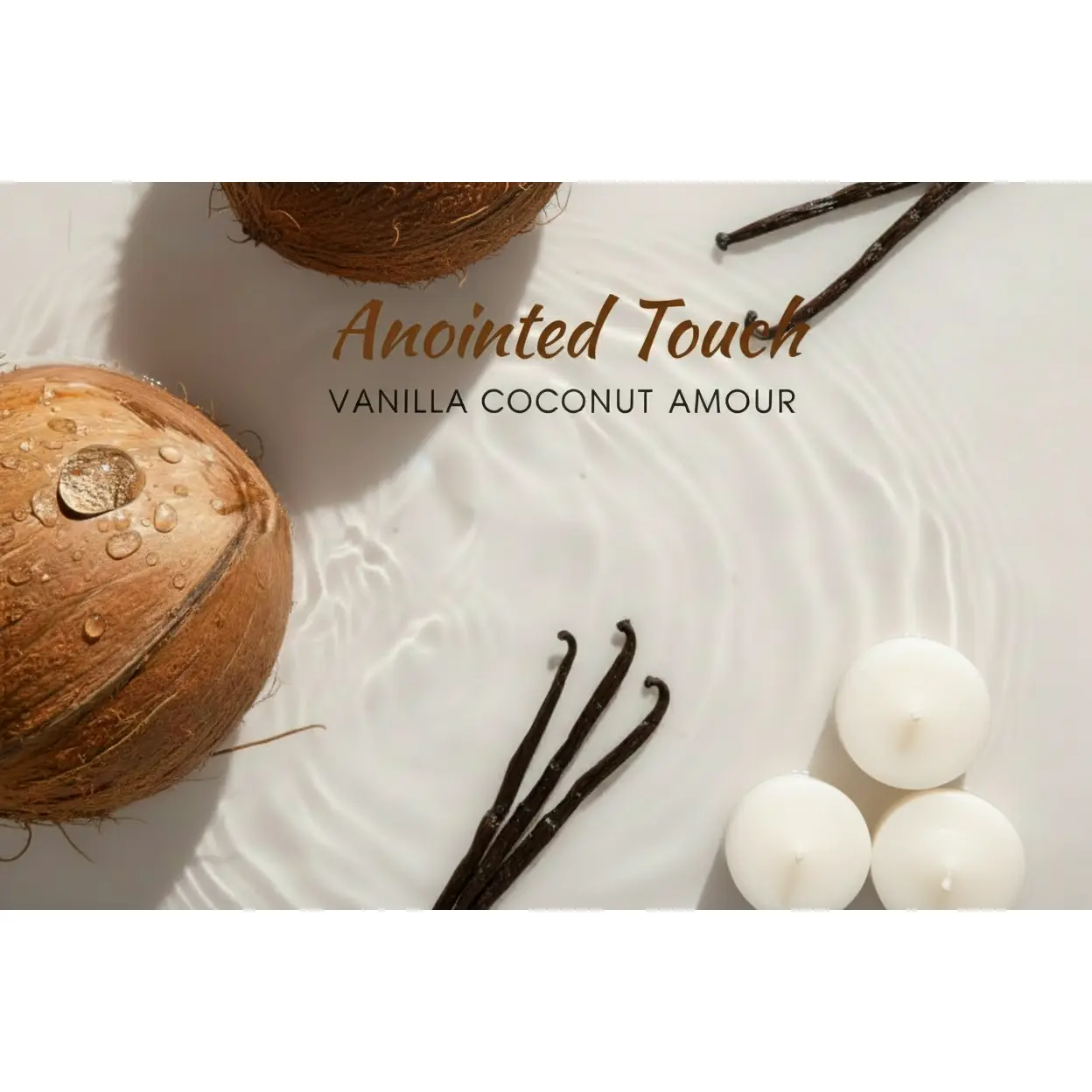 🤍🥥 Coconut Vanilla Amour Exfoliating Body Scrub