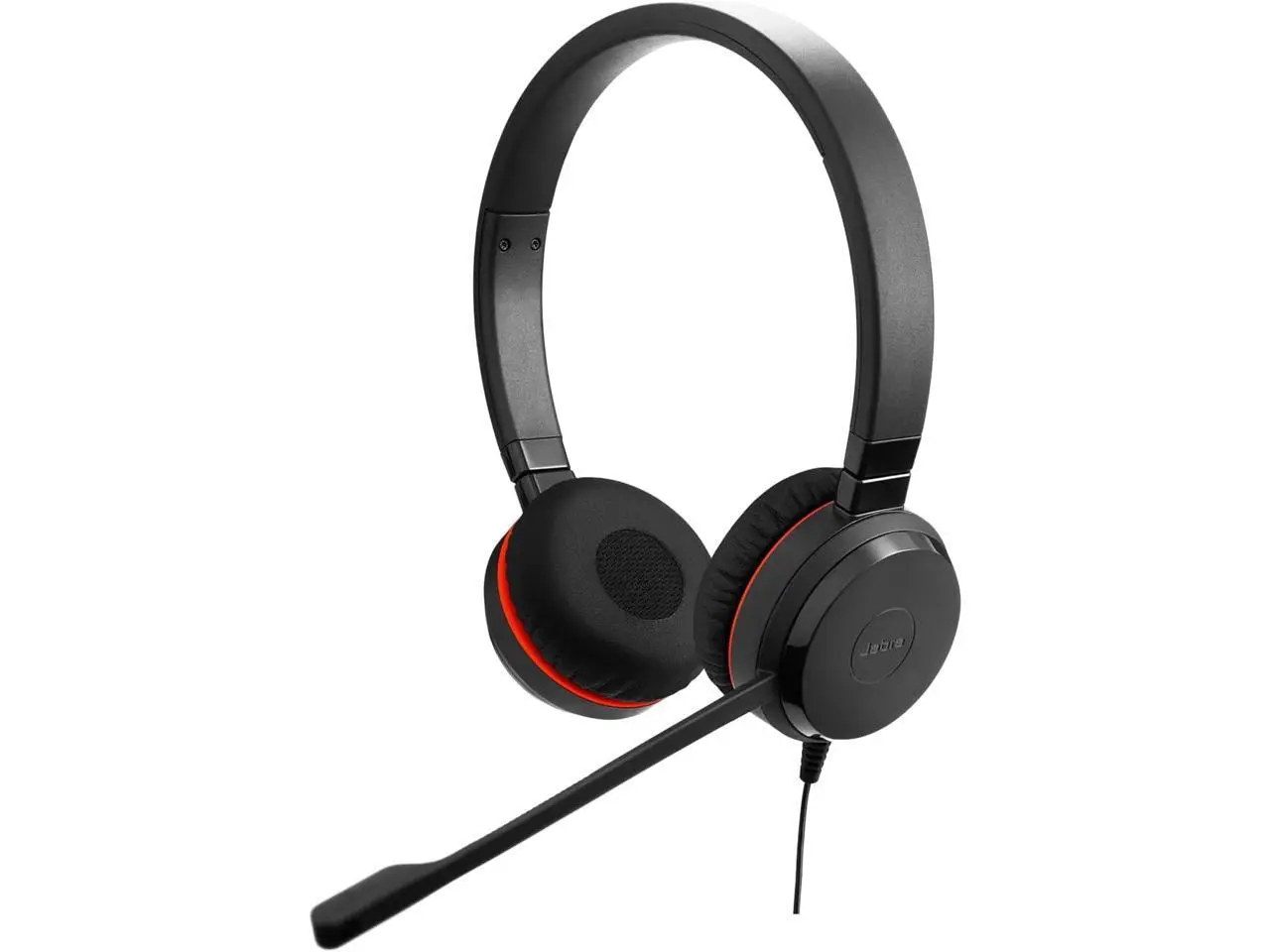 Jabra Evolve 30 II (2025 Edition) Wired Dual-Ear Headset with Mic for Work - 3.5mm Jack or USB-A/USB-C Connectivity, with Noise-Cancelling Microphone, Microsoft Teams Certified, Call Control – Black