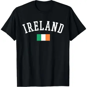 100% Cotton Ireland Irish Flag Vintage T-Shirt
