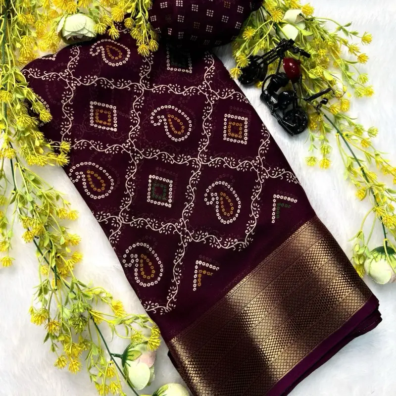 Pure georgette soft trending sare for Eid collection