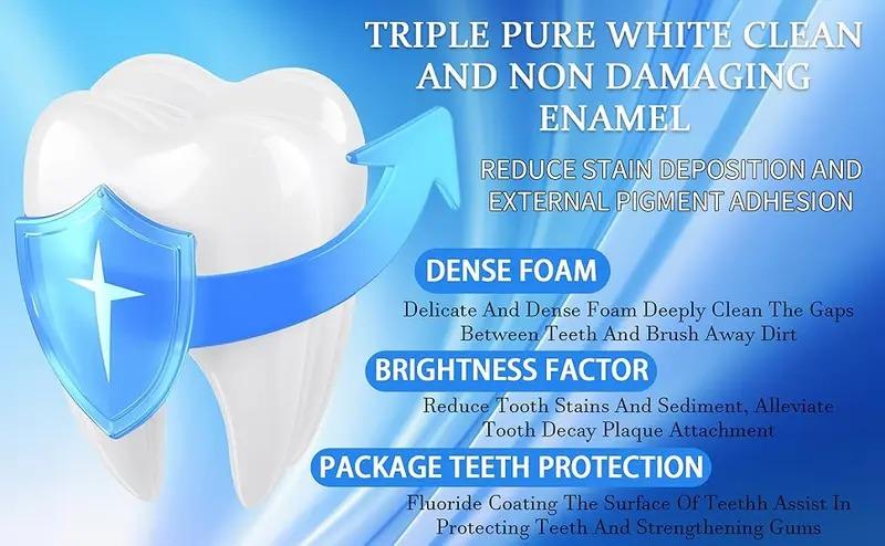 Beamach Fluoride-Free 7.5% Nano Hydroxyapatite Toothpaste for Enamel Repair & Gum Health - Gentle Mint Flavor, 4.23 oz Cleaning