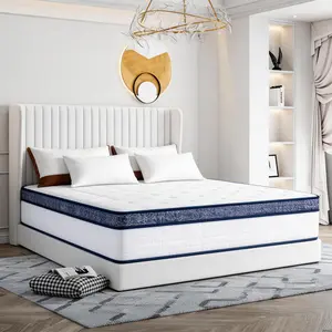Full Mattress 10 Inch Innerspring Multilayer Hybrid Full Mattresses - Ergonomic Design with Memory Foam and Pocket Spring Mattress Full Size, Medium Firm Feel