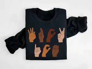 F*ck ICE Hand Sign Sweatshirt, Abolish ICE Sweater, Human Rights Activist Hoodie, Pro Immigration Portland Political Tee