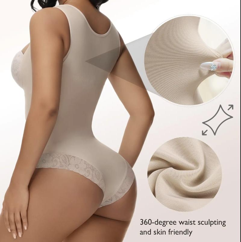 Shapewear Bodysuit for Women Tummy Control Thong Open Bust Shapewear shorts