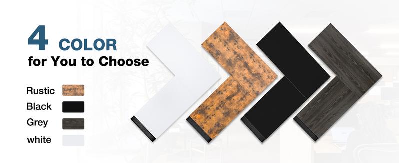 L Shaped Desk - Computer Desk Corner Desks Gaming  PC Table with CPU Stand Side Bag for Home Office Dorm Sturdy Writing Workstation