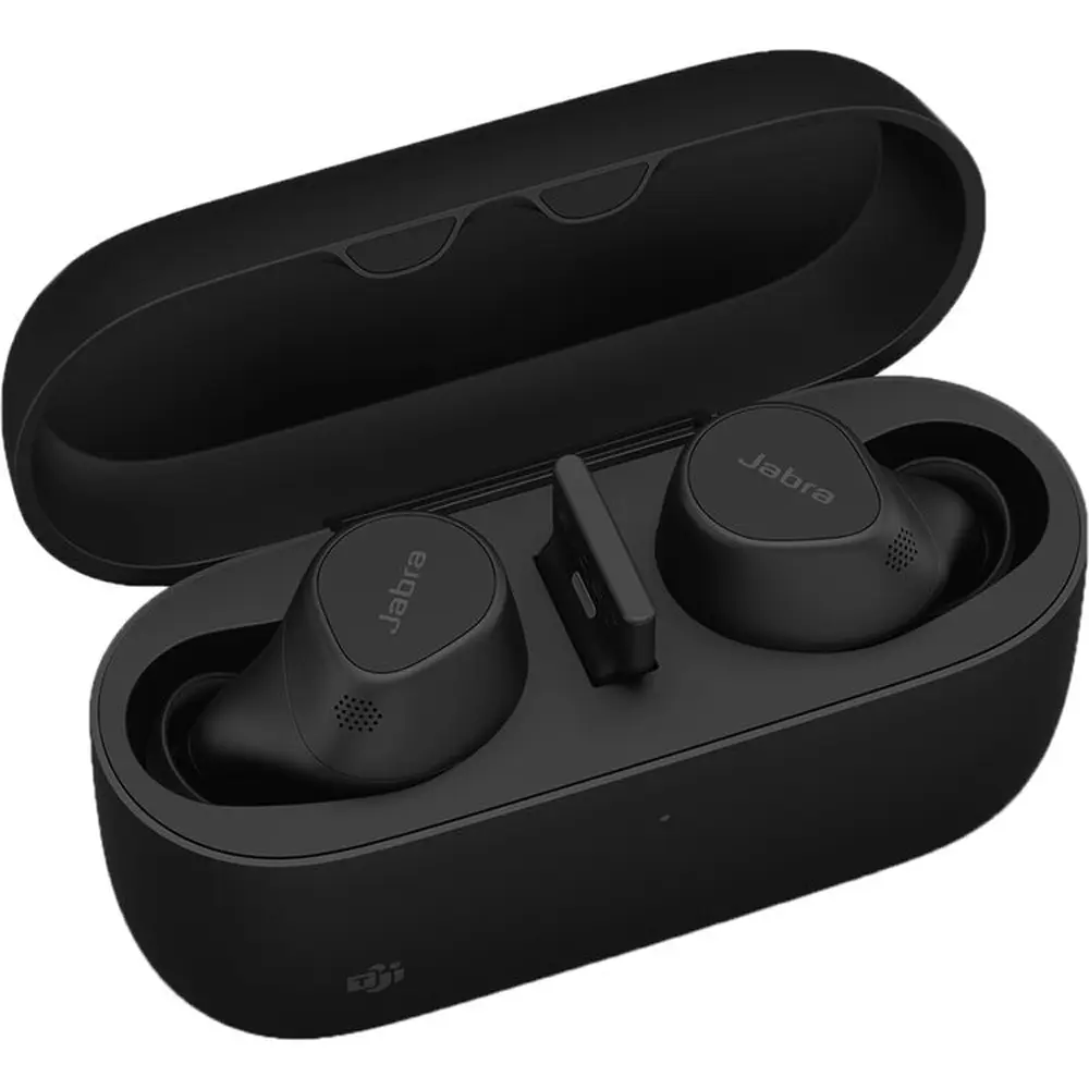 Jabra Evolve2 Buds Wireless Active ANC Headphones - USB-A UC Earbuds with Bluetooth Dongle, High-Quality Audio, Electronic Device for Music