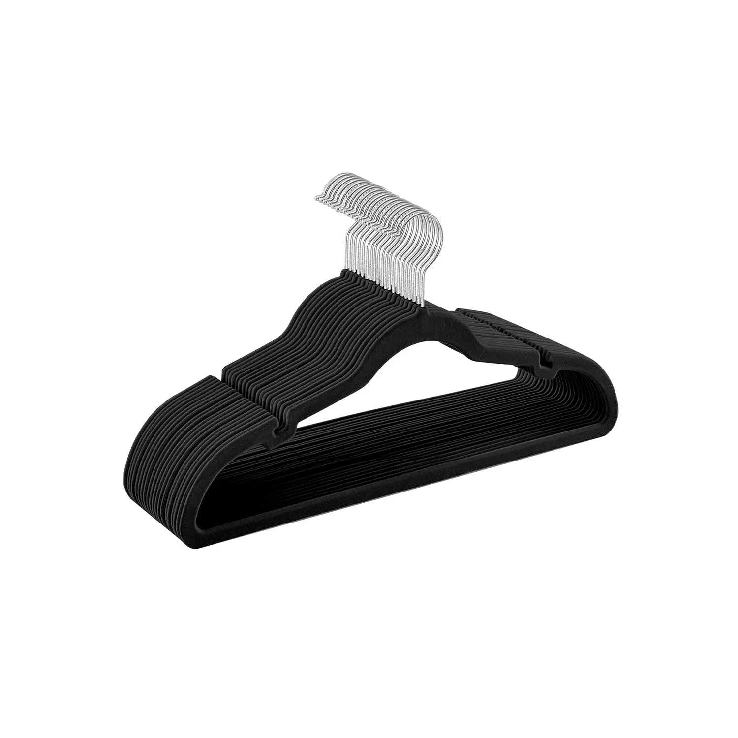 SONGMICS Velvet Hangers 20 Pack, Non-Slip Clothes Hangers, Suit Hangers with Shoulder Notches