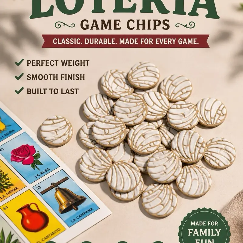 Loteria Bingo Playing Chips 50 pc