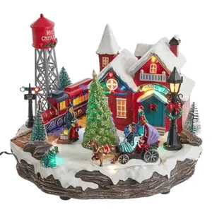 Light Up Musical Christmas Village Kurt S. Adler