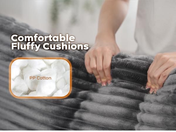 【6 Packages Shipping】Ovios 131" Modular Sectional Sofa Couch with Ottoman, U-Shaped Minimalist Couches with 2 Oversized Chaise, L-Shaped Modern Deep Seat Cloud Plush Corduroy Sofas Set for Living Room, 6 Seater 【6 Packages Shipping】Ovios 131" Modular Sectional Sofa Couch with Ottoman, U-Shaped Minimalist Couches with 2 Oversized Chaise, L-Shaped Modern Deep Seat Cloud Plush Corduroy Sofas Set for Living Room, 6 Seater