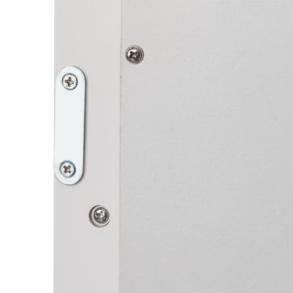 Karl Home Wall-Mounted Bathroom Mirror Cabinet: White, Double Door, Indoor Shelf Storage