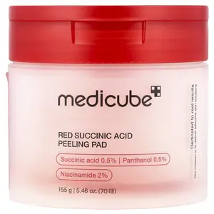 Medicube Red Succinic Acid Peeling Pad, 70 Pads