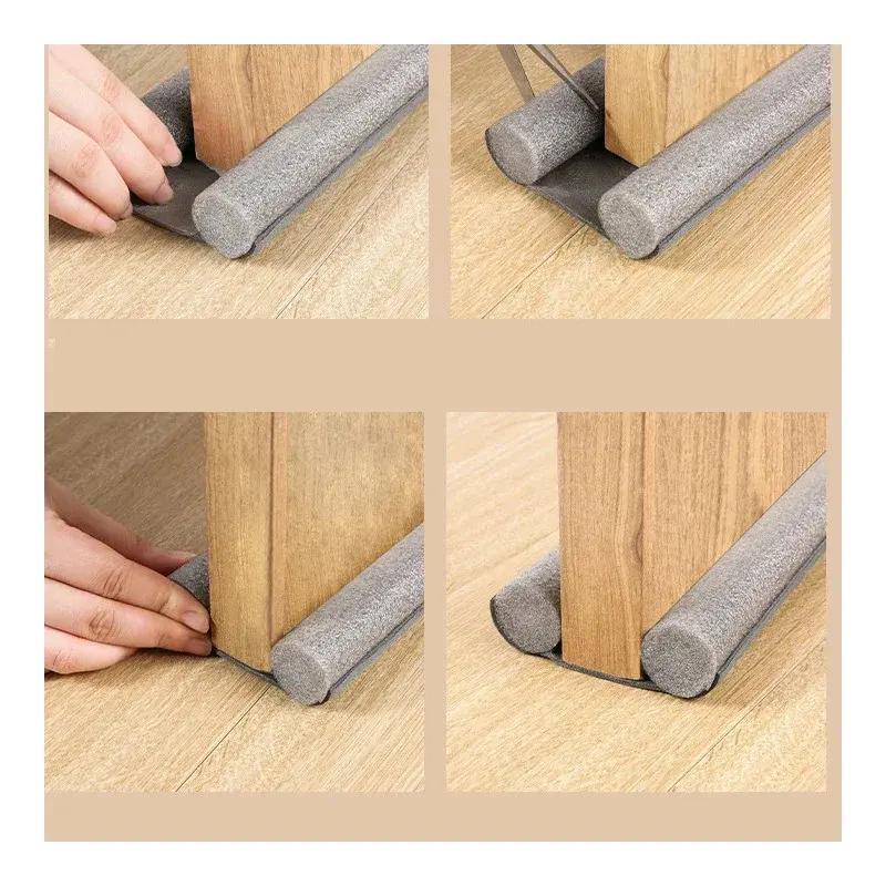 Door Bottom Sealing Strip, 1 Count Door Draft Stopper, Under Door Draft Noise Blocker, Home Essentials