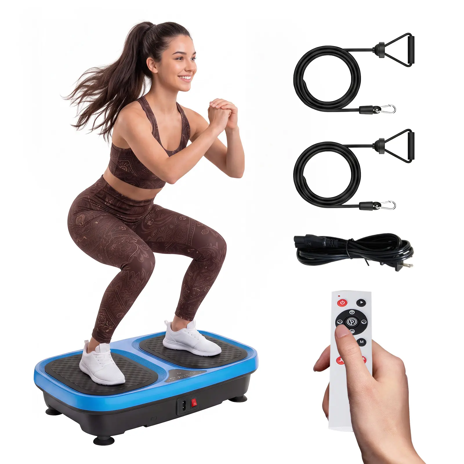 Vibrating plate fitness equipment, Full-body vibration platform, Used for physical exercise, Household fitness vibrating board