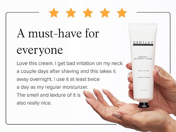 DRMTLGY Soothe and Recovery Cream 3 oz with Cactus Extract