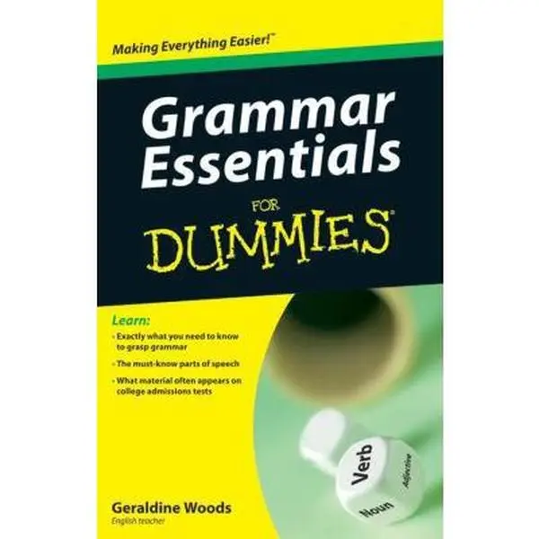 USED-Grammar Essentials for Dummies by Woods, Geraldine (Paperback)
