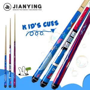 Jianying's 2026 new model first children's series children's billiard sticks, suitable for children aged 3 to 12. Single sets are available for selection. Mini billiard table suitable for professional youth billiard rackets