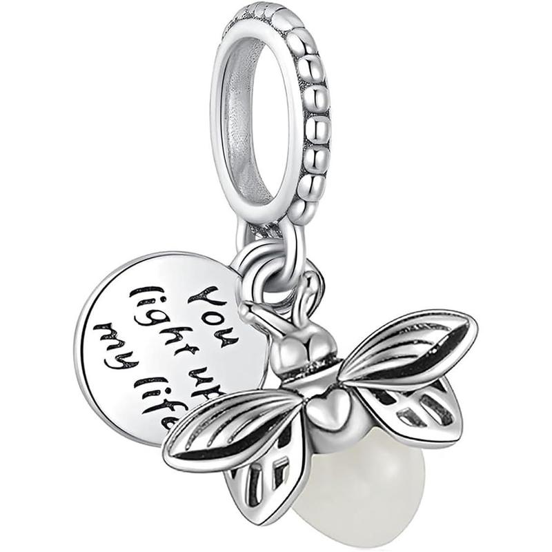 10 Pack Silver Charms for Bracelets and Necklaces CZ Pendant Jewelry Set with Colorful Hearts and Flowers Elegan Valentine's Day Giftt Polished Silver-Tone Finish Perfect for Gifting