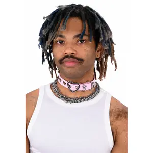 Amor Choker Necklace - Pink