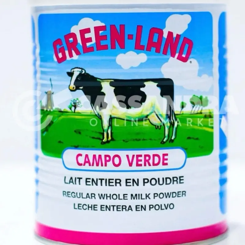 GREEN-LAND Campo Verde Whole Milk Powder Longlife Dairy Dry Milk Can 400g