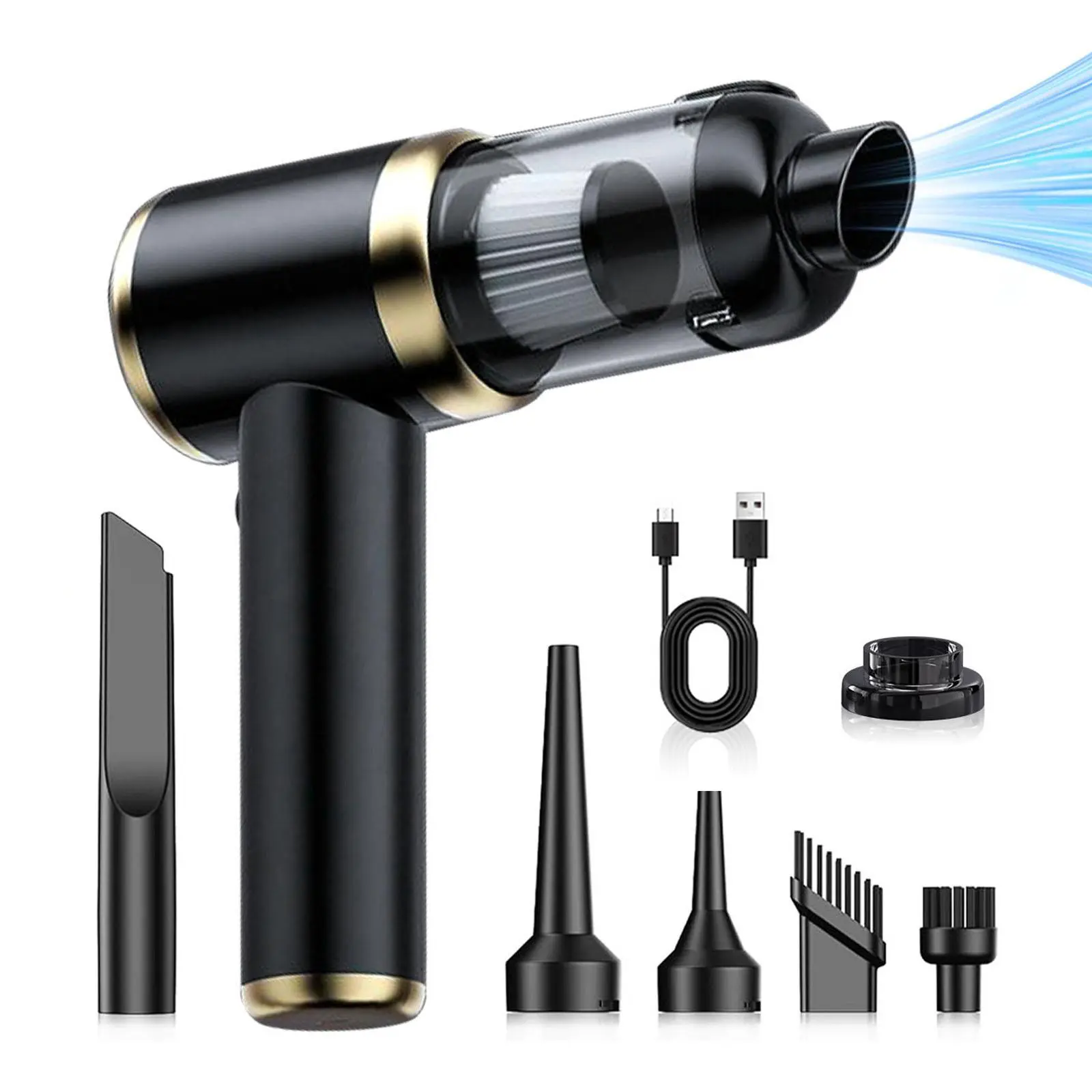 Powerful Handheld Wireless Vacuum Cleaner 5500Pa,with Strong Suction for Home | Car | DesktopCleaning, Car Detailing Accessories, CleaningSupplies